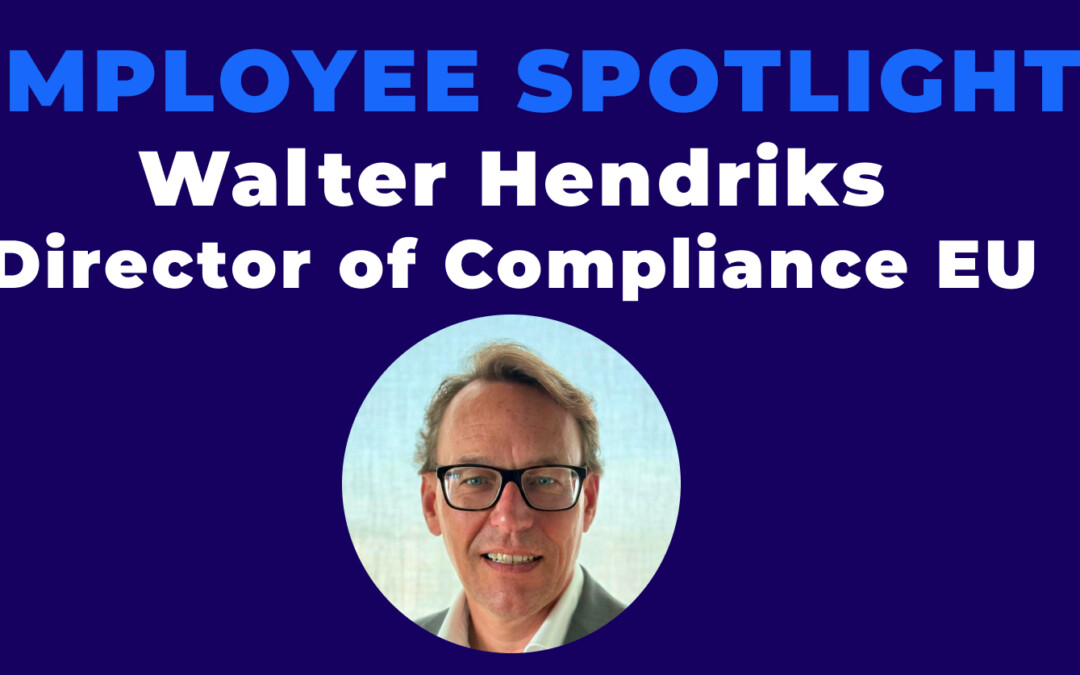 Employee Spotlight: Walter Hendriks, Director of Compliance EU